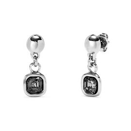 Серебряные серьги женские с кристаллом Сваровски UNOde50 Ser Expresiva