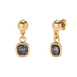 Золотые серьги женские с кристаллом Сваровски UNOde50 Ser Expresiva