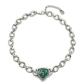 Серебряное ожерелье с кристаллом Сваровски UNOde50 Ser Camaleonica