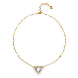 Золотое ожерелье с кристаллом Сваровски UNOde50 Ser Camaleonica