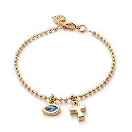 Золотой браслет с кристаллом Сваровски UNOde50 Ser Unico, Размер (мм): 165