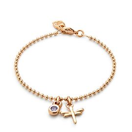 Золотой браслет женский с кристаллом Сваровски UNOde50 Ser Unico, Размер (мм): 165