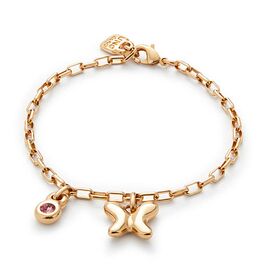 Золотой браслет женский с подвеской и кристаллом Сваровски UNOde50 Ser Unico, Размер (мм): 165