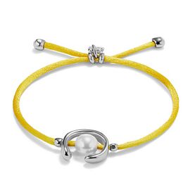 Браслет женский с жемчугом Желтый UNOde50 Ser Diferente
