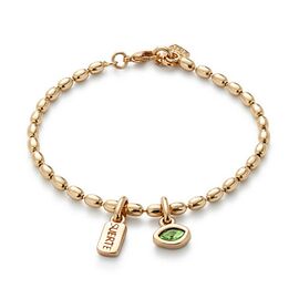 Золотой браслет с кристаллом Сваровски UNOde50 Ser Unico