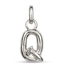 Серебряная подвеска Буква Q малая UNOde50