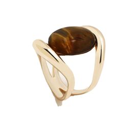 Золотое кольцо с натуральным камнем Pertegaz Paisley, Размер (мм): 17