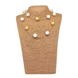 Золотое колье женское Pertegaz Tubo Lemon