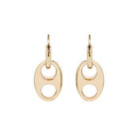 Золотые серьги женские двойные Pertegaz Fiordo