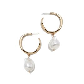 Золотые серьги кольца Pertegaz Bean