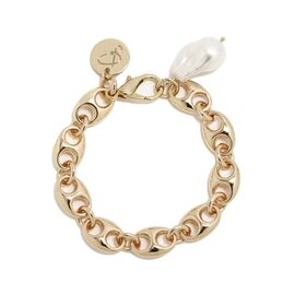 Золотой браслет с жемчугом Pertegaz Bean