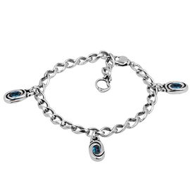 Серебряный браслет женский с кристаллами Сваровски Ciclon Emo Afecto