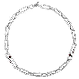 Серебряное колье женское с муранским стеклом Ciclon Azami