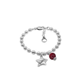 Серебряный браслет с муранским стеклом Ciclon Flella