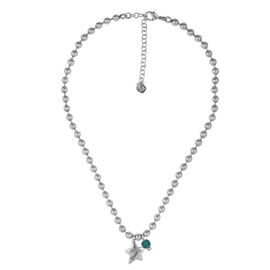 Серебряное колье с муранским стеклом Ciclon Flella