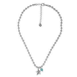 Серебряное колье с муранским стеклом Ciclon Flella