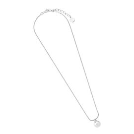 Серебряное колье с подвеской из круглого жемчуга  Majorica Classic