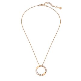 Серебряное колье с подвеской из органического жемчуга Majorica Pirouette