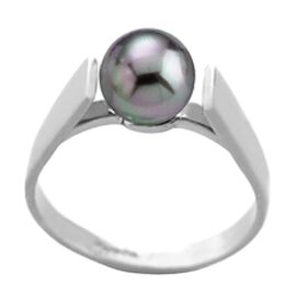 Серебряное кольцо женское с жемчугом Majorica Classic