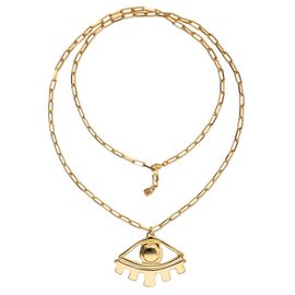 Золотое ожерелье женское Глаз UNOde50 Ser Intuitiva