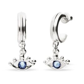 Серебряные серьги женские с цирконием Глаз UNOde50 Ser Intuitiva