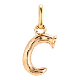 Золотая подвеска на цепочку Буква C малая UNOde50