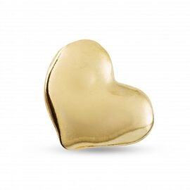 Золотая моносерьга для пирсинга Мое сердце UNOde50 Full Hart