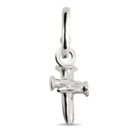 Серебряная подвеска для пирсинга Крестик UNOde50 Take me to church