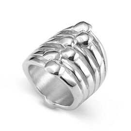 Серебряное кольцо женское многослойное UNOde50 MATCHING, Размер (мм): 18,3-18,7