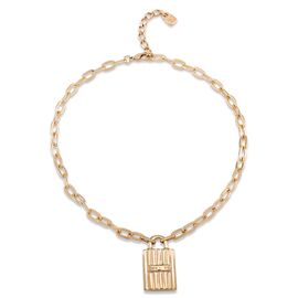 Ожерелье женское с золотом Замок UNOde50 Magic key