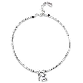 Серебряное ожерелье с кристаллом Сваровски Ключ и Замок UNOde50 The Guardian