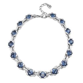 Женское ожерелье серебряное с кристаллами Сваровски UNOde50 Non Stop