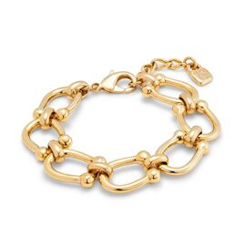 Золотой браслет женский с крупными звеньями UNOde50 Serotonin