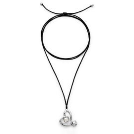 Серебряное ожерелье с кристаллом Сваровски UNOde50 Ser Expresiva