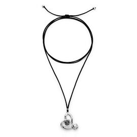 Серебряное ожерелье с кристаллом Сваровски UNOde50 Ser Expresiva