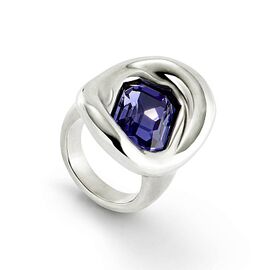 Серебряное кольцо женское с кристаллом Сваровски UNOde50 Ser Valiente, Размер (мм): 16,3-16,7