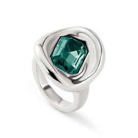 Серебряное кольцо женское с кристаллом Сваровски UNOde50 Ser Valiente, Размер (мм): 17,3-17,7