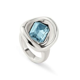 Серебряное кольцо женское с кристаллом Сваровски UNOde50 Ser Valiente, Размер (мм): 17,3-17,7