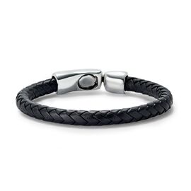 Кожаный браслет с серебром UNOde50 Ser Natural, Размер (мм): 155