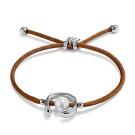 Браслет женский с жемчугом Коричневый UNOde50 Ser Diferente