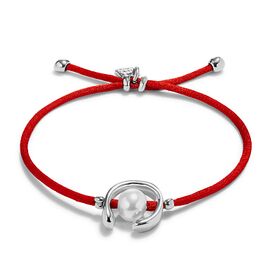 Браслет женский с жемчугом Красный UNOde50 Ser Diferente