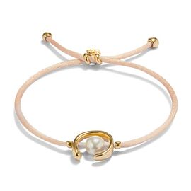 Браслет женский с жемчугом Персиковый UNOde50 Ser Diferente