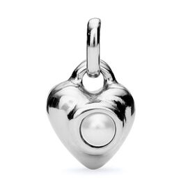 Серебряная подвеска с жемчугом Сердце UNOde50 Hazte Uno