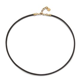 Кожаный шнурок c золотом UNOde50 Hazte Uno