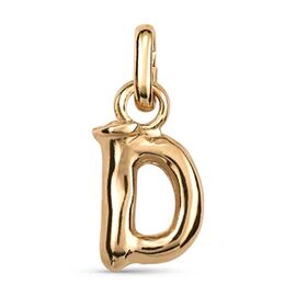 Золотая подвеска Буква D малая UNOde50