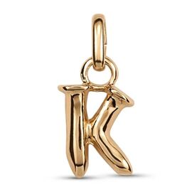 Золотая подвеска Буква K малая UNOde50