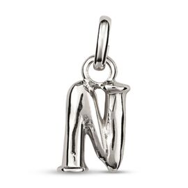 Серебряная подвеска Буква N малая UNOde50