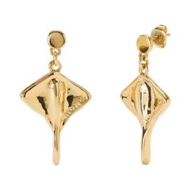 Золотые серьги женские со скатом UNOde50 Ser Majestuosa