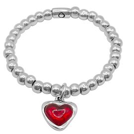 Серебряный браслет с сердечком Ciclon Suspiro