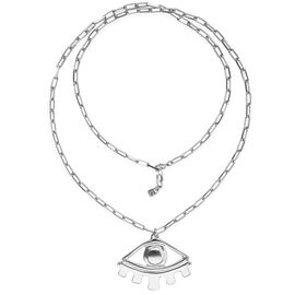 Серебряное ожерелье женское Глаз UNOde50 Ser Intuitiva